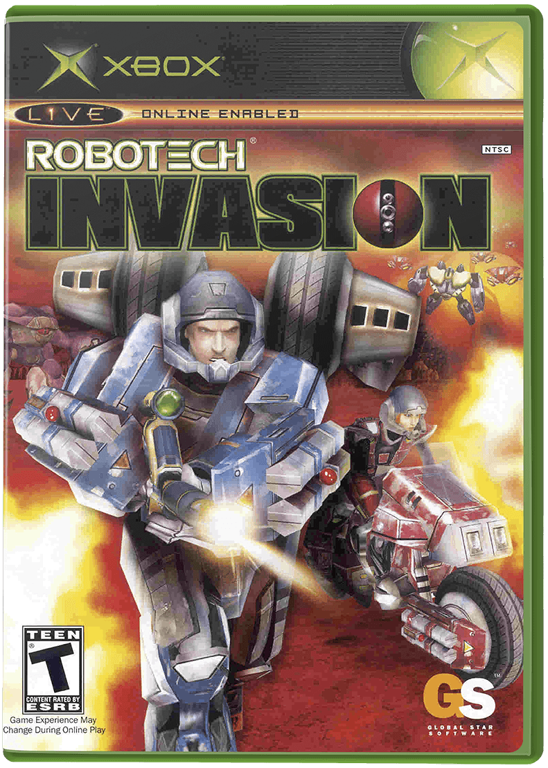 Robotech Invasion box art for Xbox